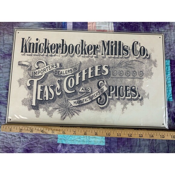 Knickerbocker Mills Co.  Ohio Wholesale Inc 16x10 Rustic Retro Metal Signs Decor - Picture 2 of 3
